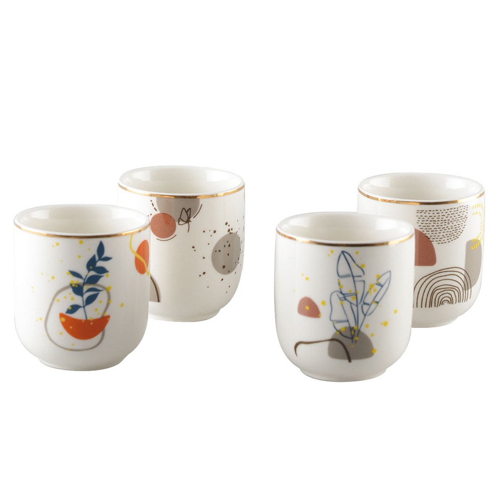 AULICA｜裝飾藝術咖啡杯(4入)◉70D036